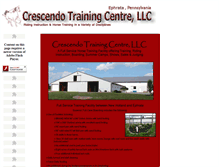 Tablet Screenshot of crescendotrainingcentre.com